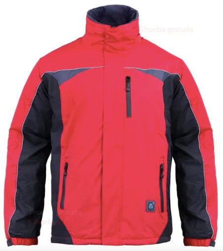 Parka Absolute Zero Hombre 3 en 1 Rojo/Negro Z-0400