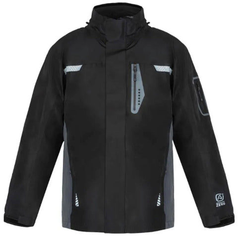 Parka Absolute Zero Impermeable Hombre 3 en 1 Negro Z-8000