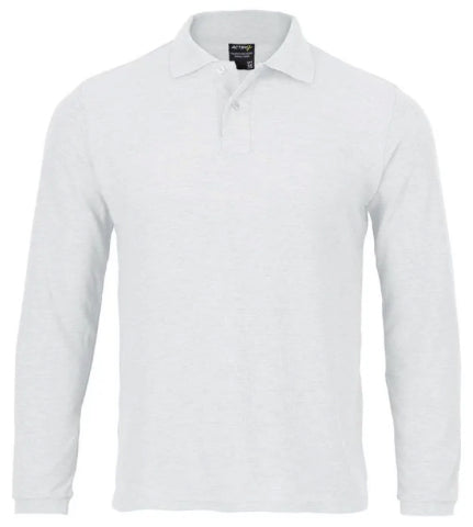 Polera Activex Pique Blanca Manga Larga UPF 25