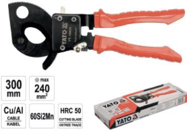 Alicate corta cables tipo Trinquete Heavy Duty