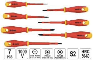 Juego Destornilladores Aislados para 1.000 V - 7 piezas